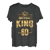 Herren 60. Geburtstag Geschenk Jahrgang 1960 Birthday King Krone T-Shirt