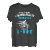 Herren E-bike Fahrrad Radfahrer Mountainbike Ebiker T-Shirt