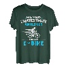 Herren E-bike Fahrrad Radfahrer Mountainbike Ebiker T-Shirt