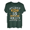 August 1963 Lustige Geschenke Zum 59 Geburtstag Mann Frau T-Shirt