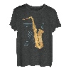 Saxophon T-Shirt Holzblasinstrument Musik Saxofon