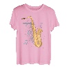 Saxophon T-Shirt Holzblasinstrument Musik Saxofon
