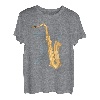 Saxophon T-Shirt Holzblasinstrument Musik Saxofon