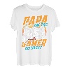 Herren PAPA AM TAG GAMER BEI NACHT | Vater Gaming Zocker Geschenk T-Shirt