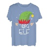 Herren Papa Elf Partnerlook Familien Outfit Weihnachten T-Shirt