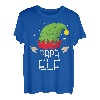 Herren Papa Elf Partnerlook Familien Outfit Weihnachten T-Shirt