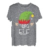 Herren Papa Elf Partnerlook Familien Outfit Weihnachten T-Shirt