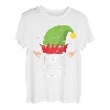 Herren Papa Elf Partnerlook Familien Outfit Weihnachten T-Shirt