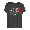 Herren Weihnachtsmann 2023 Weihnachten Schwangerschaft Ankündigung Xmas Pj New Dad T-Shirt