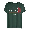 Herren Weihnachtsmann 2023 Weihnachten Schwangerschaft Ankündigung Xmas Pj New Dad T-Shirt