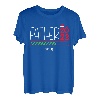 Herren Weihnachtsmann 2023 Weihnachten Schwangerschaft Ankündigung Xmas Pj New Dad T-Shirt