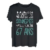 Geschenk zum Geburtstag 67. Geburtstag, originelle Idee, lustig, Mann und Frau T-Shirt
