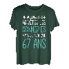 Geschenk zum Geburtstag 67. Geburtstag, originelle Idee, lustig, Mann und Frau T-Shirt