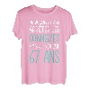 Geschenk zum Geburtstag 67. Geburtstag, originelle Idee, lustig, Mann und Frau T-Shirt