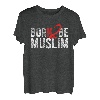 Lustiges Born To Be Muslim T-Shirt Stolzer Moslem Shirts