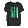 Bekämpfung von Gallengangskrebs | American USA Flag Warrior T-Shirt