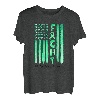 Bekämpfung von Gallengangskrebs | American USA Flag Warrior T-Shirt