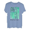 Bekämpfung von Gallengangskrebs | American USA Flag Warrior T-Shirt