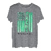 Bekämpfung von Gallengangskrebs | American USA Flag Warrior T-Shirt