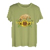 Hyena Sunflower Shirt Hyena Lover Geschenke T-Shirt