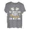 Herren Bester Papa Der Welt Love Dad Bester Papa Vatertag T-Shirt