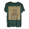Leonardo Da Vinci Vitruvian Bär Vintage Retro Artwork Gift T-Shirt