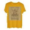 Leonardo Da Vinci Vitruvian Bär Vintage Retro Artwork Gift T-Shirt