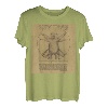 Leonardo Da Vinci Vitruvian Bär Vintage Retro Artwork Gift T-Shirt