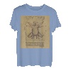 Leonardo Da Vinci Vitruvian Bär Vintage Retro Artwork Gift T-Shirt