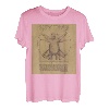 Leonardo Da Vinci Vitruvian Bär Vintage Retro Artwork Gift T-Shirt