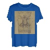 Leonardo Da Vinci Vitruvian Bär Vintage Retro Artwork Gift T-Shirt