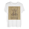 Leonardo Da Vinci Vitruvian Bär Vintage Retro Artwork Gift T-Shirt