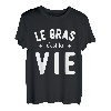 Le Gras C'est la Vie Lustiges Geschenk Humor Geburtstag T-Shirt