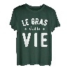 Le Gras C'est la Vie Lustiges Geschenk Humor Geburtstag T-Shirt