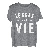 Le Gras C'est la Vie Lustiges Geschenk Humor Geburtstag T-Shirt