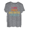 Ich mag Finch und vielleicht 3 Leute Retro Vintage T-Shirt