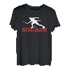 Squash Athleten Schlägerei Ball Spiel Sport Team Coach T-Shirt
