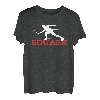 Squash Athleten Schlägerei Ball Spiel Sport Team Coach T-Shirt