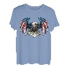Bald Eagle With American Flag T-Shirt