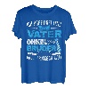 Herren Ich Habe Drei Titel Vater Geschenk Onkel und Bruder T-Shirt