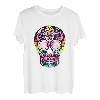 Blumiger Sugar Skull Day Of Death Dia De Los Muertos Origami T-Shirt