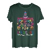 Dia De Los Muertos Shirt Damen Herren Blumen Sugar Skull T-Shirt