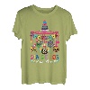 Dia De Los Muertos Shirt Damen Herren Blumen Sugar Skull T-Shirt