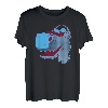 Dinosaurier mit Sonnenbrille Kopfhörer - Herren Damen Kinder T-Shirt