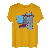 Dinosaurier mit Sonnenbrille Kopfhörer - Herren Damen Kinder T-Shirt