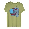 Dinosaurier mit Sonnenbrille Kopfhörer - Herren Damen Kinder T-Shirt