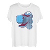 Dinosaurier mit Sonnenbrille Kopfhörer - Herren Damen Kinder T-Shirt