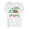 Pizza T-Shirt Logo Pizza Kostüm Italian Verpackung