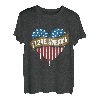 I Love America 4. Juli Amerikanische Flagge - Unabhängigkeitstag T T-Shirt