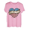 I Love America 4. Juli Amerikanische Flagge - Unabhängigkeitstag T T-Shirt
